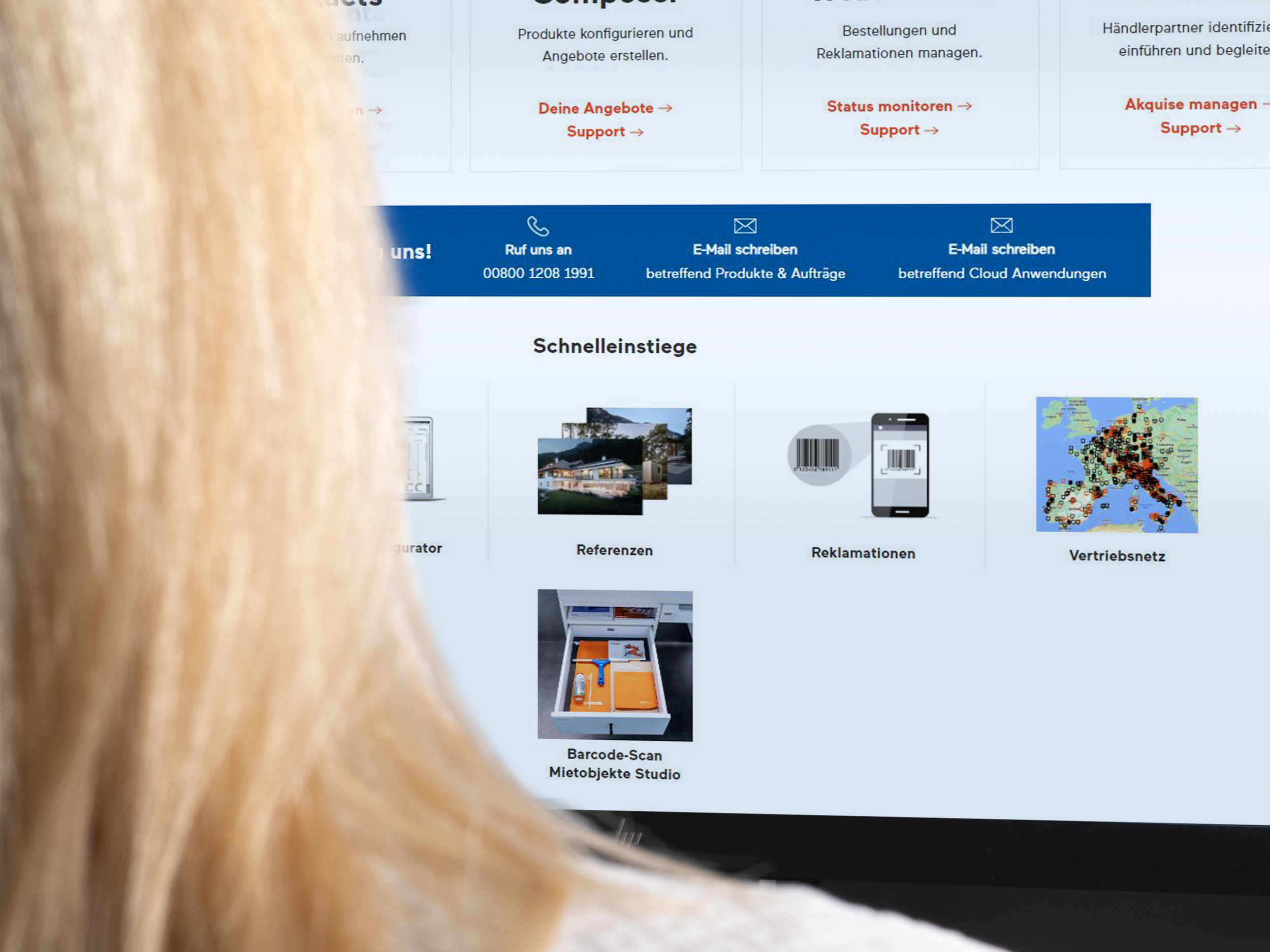 Fokus auf Finstral Cloud